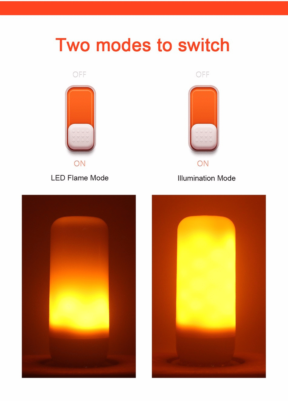 LED Vlammende Vuurlamp