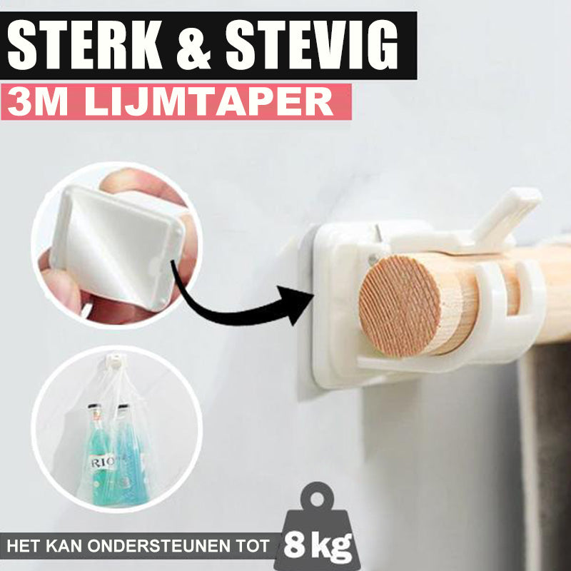 Verstelbare Gordijn Houders 2+2 gratis
