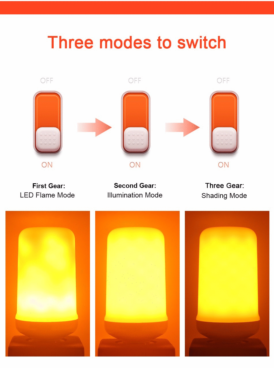 LED Vlammende Vuurlamp